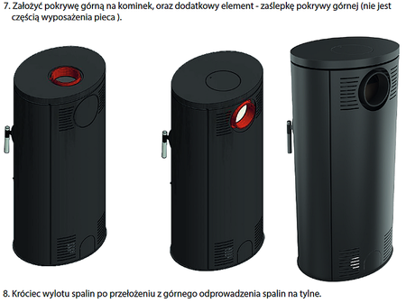 Piec wolnostojący koza 10kW AB (z panelami kaflowymi - krem) - spełnia anty-smogowy EkoProjekt 30065536